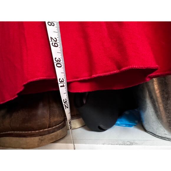 Comfy USA Women’s Tunic-Length Blouse Zipper Red Size Small - Picture 8 of 9